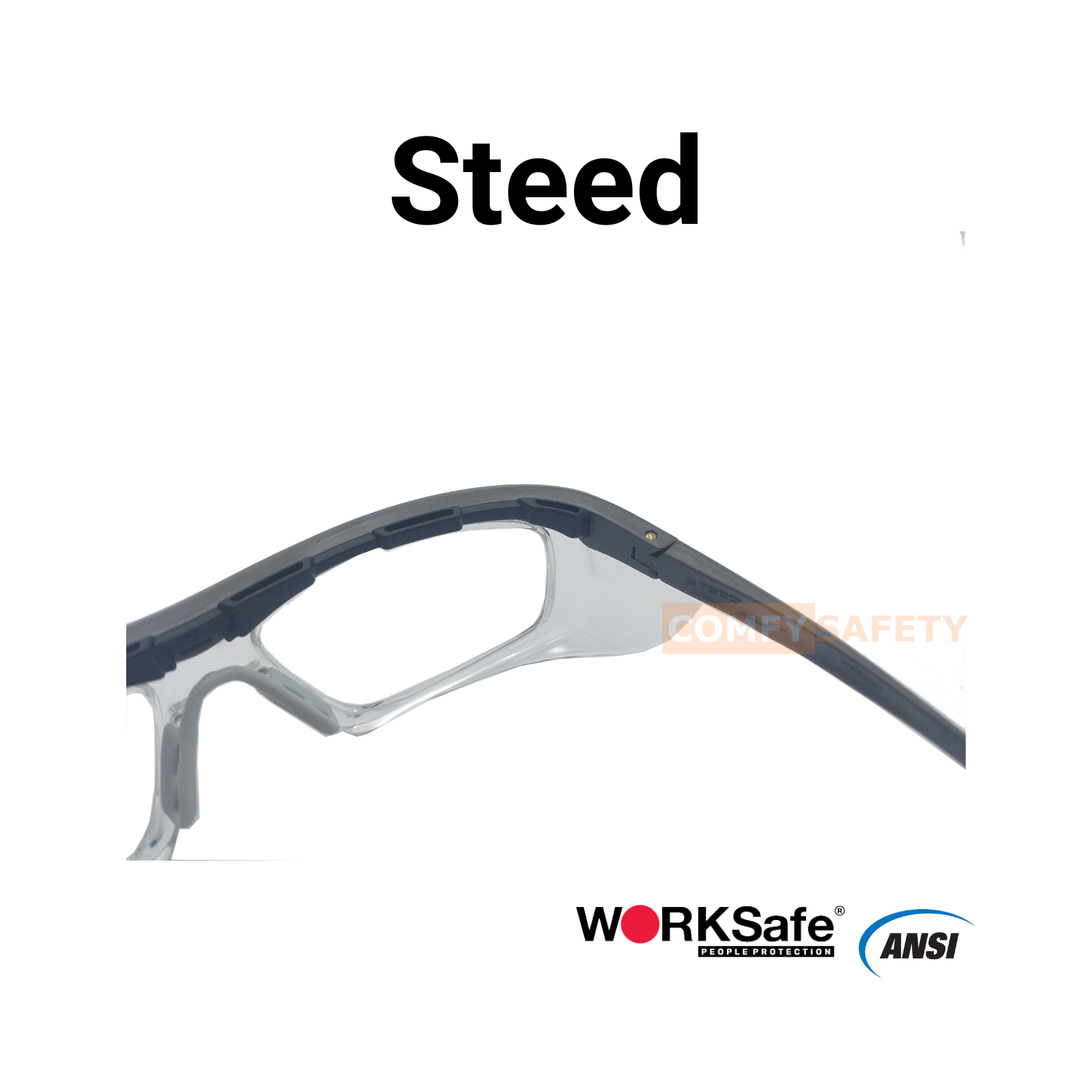 Worksafe Steed E3041 - Worksafe Steed Grey Rear Side